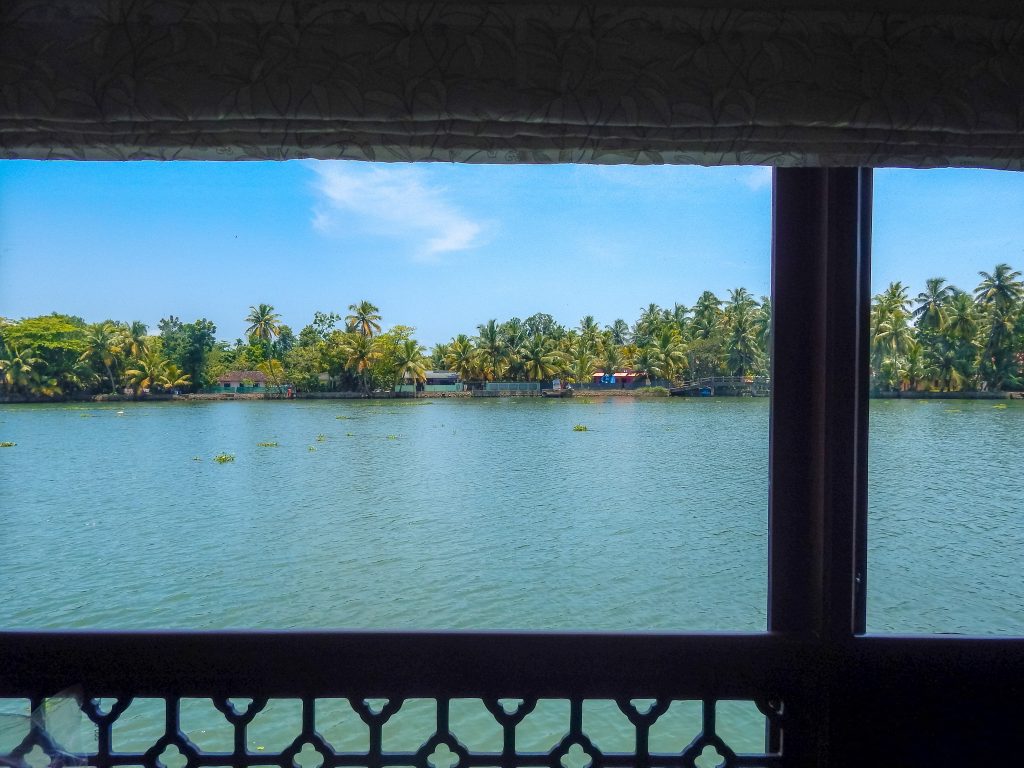 View from house boat Kerala 
